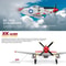 WLtoys XK A280 RC Airplane 24G 4CH P51 Fighter With 3D6G Flight Mode LED Searchlight For Kids And 2
