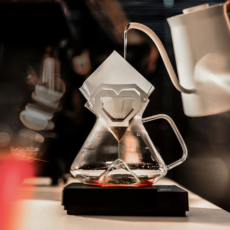 MHW3BOMBER Hill Coffee Server High Borosilicate Glass Pour Over Server With Ergonomic Handle For B 3
