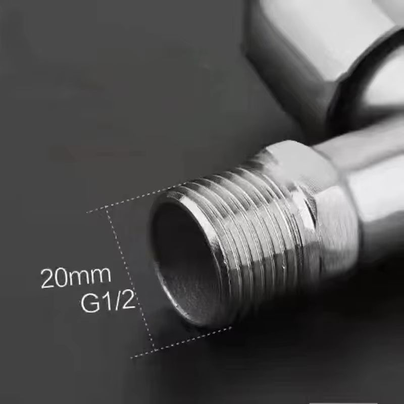 AquaFlow Dual Outlet Stainless Steel Faucet 12 Double Control Water Tap For Bathroom Bidet Laundr 3