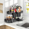TidyMax 2Tier Under Sink Organizer Sliding Cabinet Storage Rack With Hooks Hanging Cup For Bathro 3