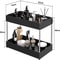 TidyMax 2Tier Under Sink Organizer Sliding Cabinet Storage Rack With Hooks Hanging Cup For Bathro 8