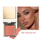 GlowMuse Gold Relief Blush Palette LongLasting Nude Pink Orange Shades For Natural Radiance 7