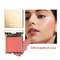 GlowMuse Gold Relief Blush Palette LongLasting Nude Pink Orange Shades For Natural Radiance 8