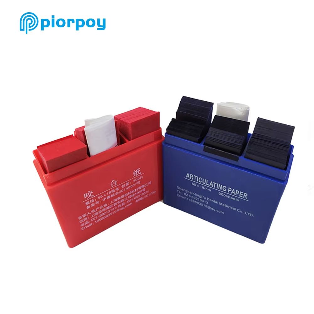 PIORPOY 300Pcs Dental Articulating Paper Strips Occlusive Orthodontic Test Paper For Teeth Care Wh 1