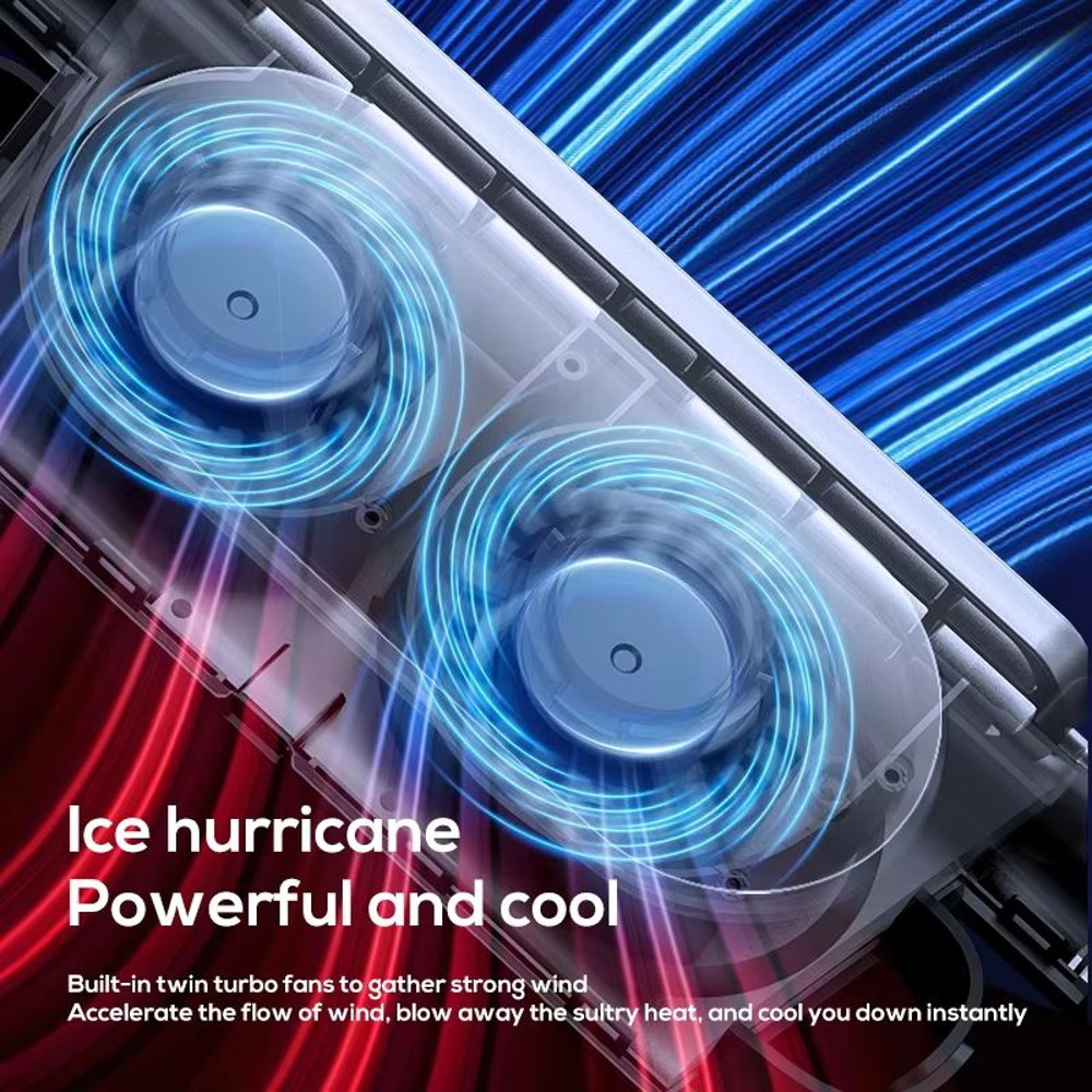 CoolRide Car Headrest Cooling Fan  3Speed Adjustable Rear Seat Air Circulation Fan For Summer Comfo 4