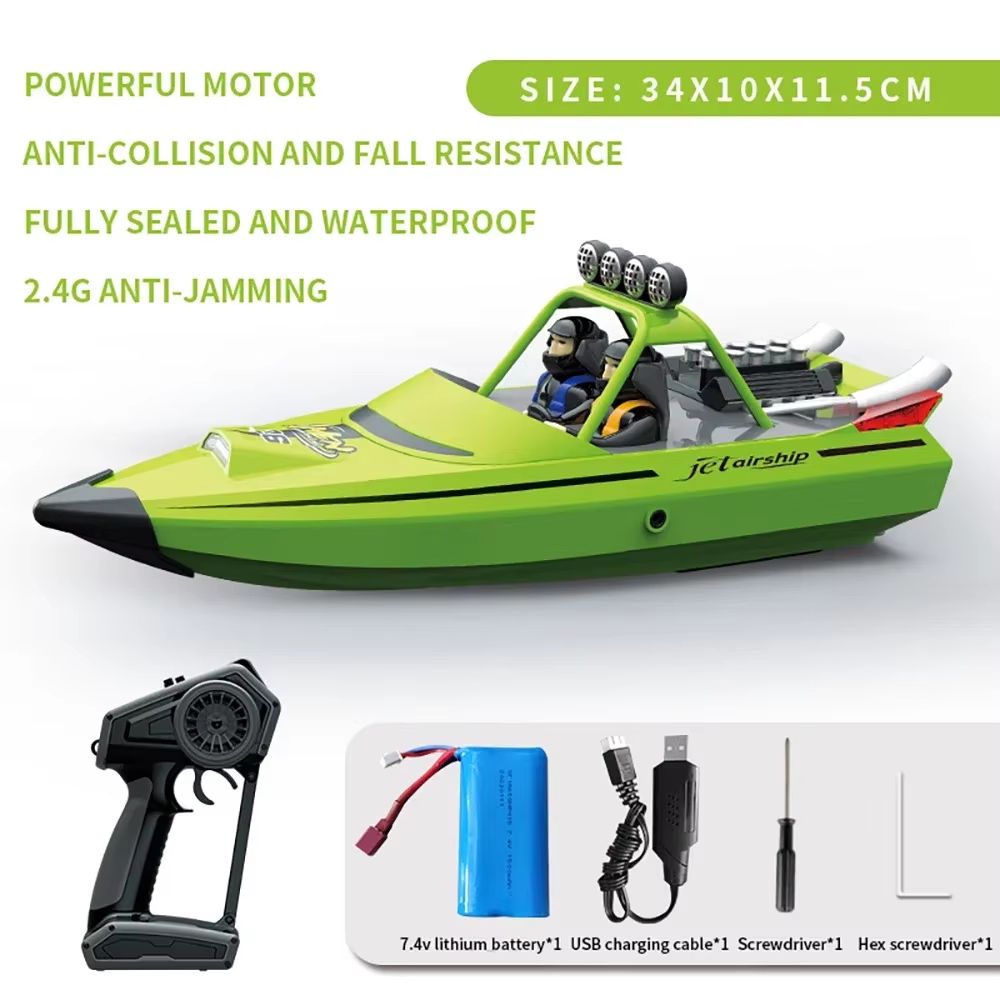 TY725 HighSpeed RC Jet Boat Turbojet Remote Control Boat With Low Battery Alarm For Adults Kids 9