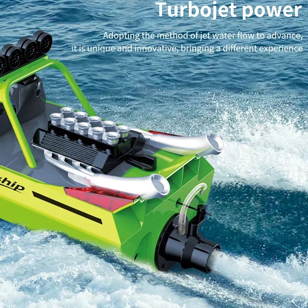 TY725 HighSpeed RC Jet Boat Turbojet Remote Control Boat With Low Battery Alarm For Adults Kids 2