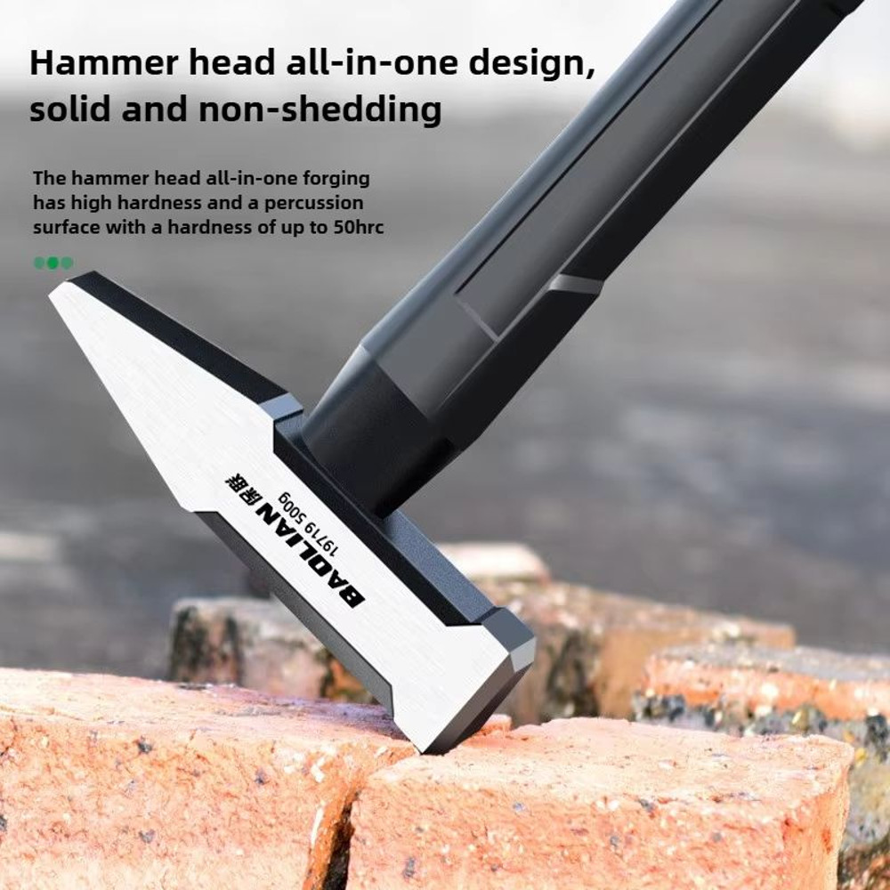 ProStrike Flat Head Hammer  200g300g500g PlasticCoated Duckbill Hammer For Construction Decoration  1