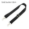 FlexStrap Adjustable Black Nylon Shoulder Bag Strap Detachable Replacement Belt For Handbags Cross 9