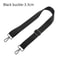 FlexStrap Adjustable Black Nylon Shoulder Bag Strap Detachable Replacement Belt For Handbags Cross 14