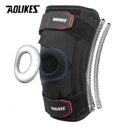 aolikes knee support brace with patella gel pad & side stabilizers – compression sleeve for knee pain relief, arthritis