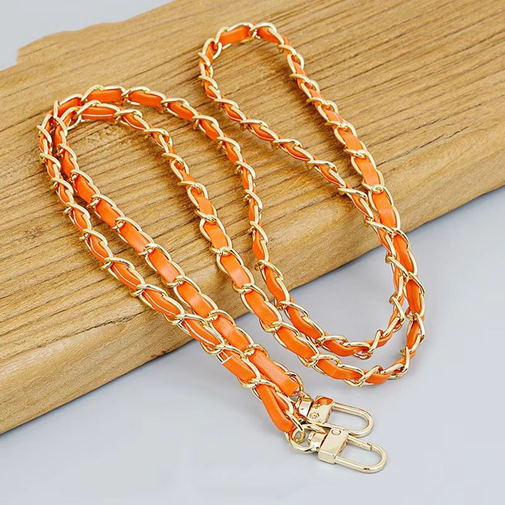 Luxury 120cm Leather Purse Chain Strap  Adjustable Crossbody Replacement Bag Chain For Women 14