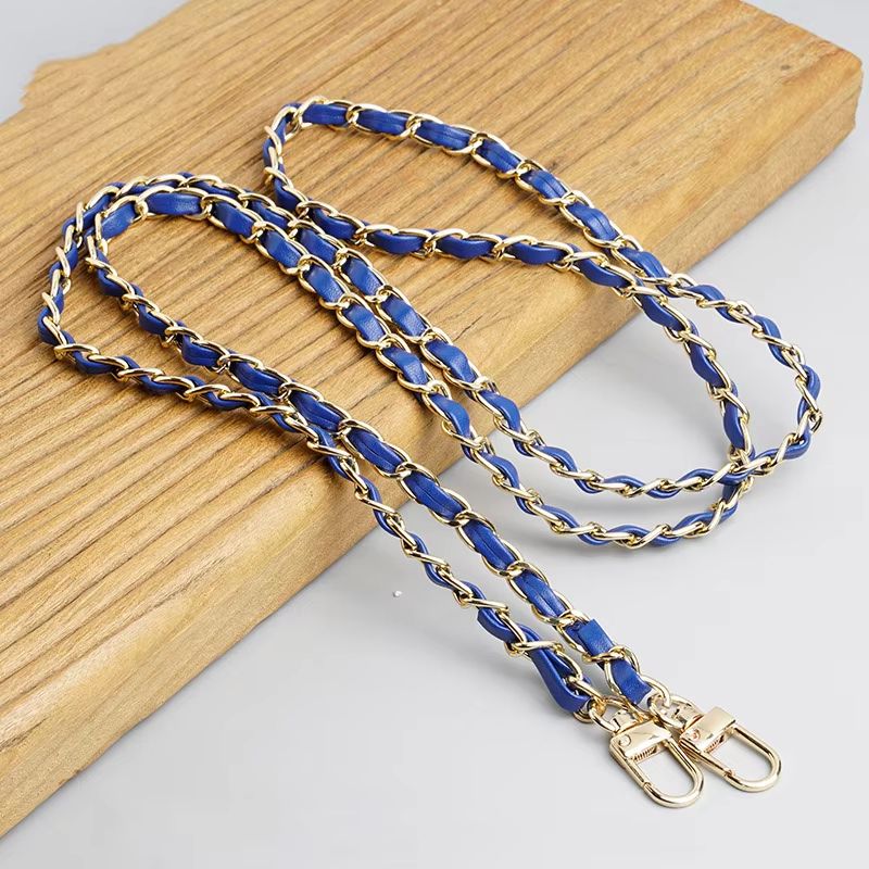 Luxury 120cm Leather Purse Chain Strap  Adjustable Crossbody Replacement Bag Chain For Women 16