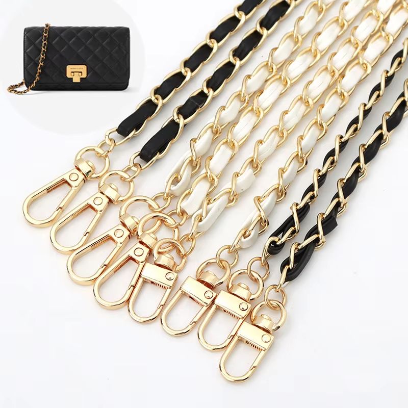 Luxury 120cm Leather Purse Chain Strap  Adjustable Crossbody Replacement Bag Chain For Women 3