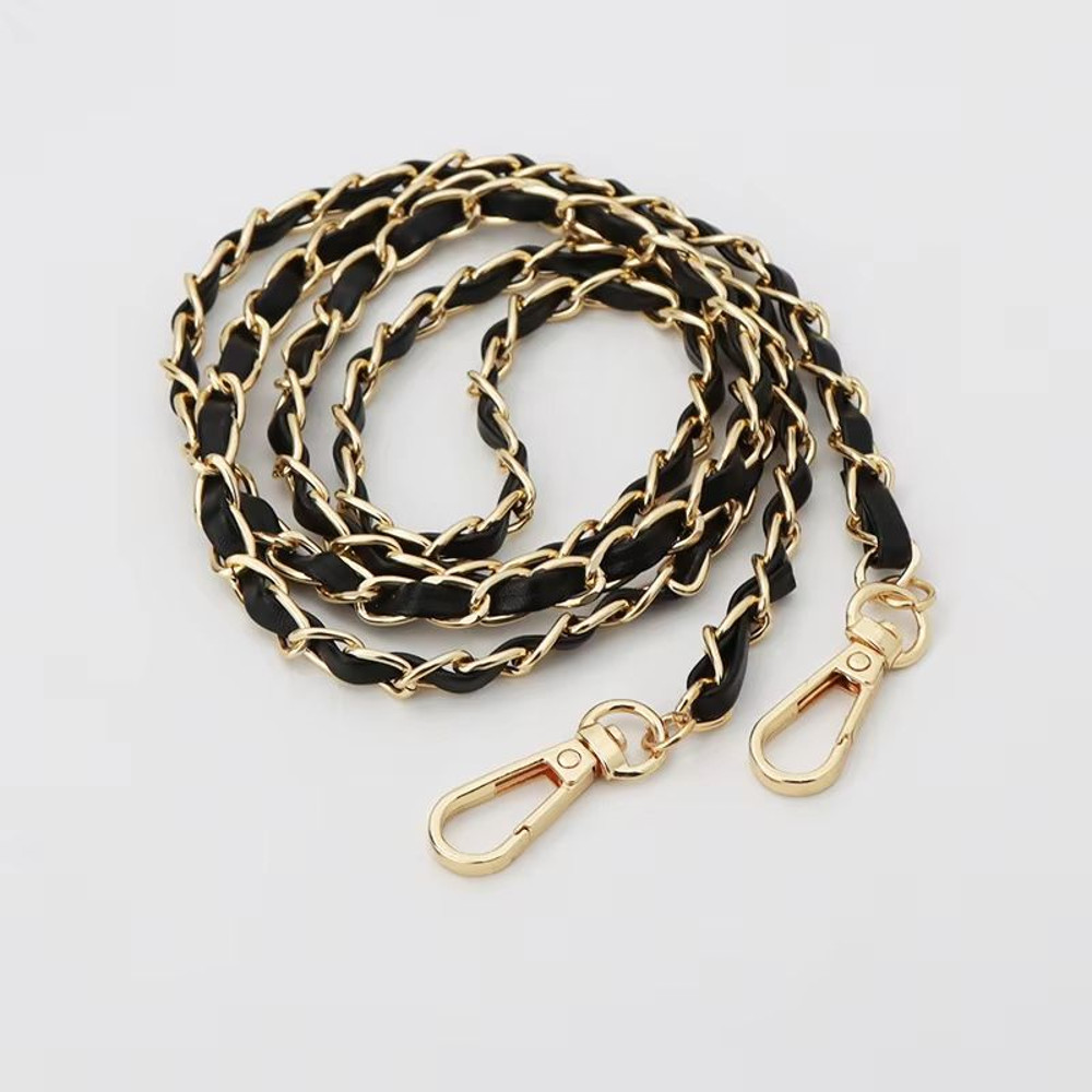 Luxury 120cm Leather Purse Chain Strap  Adjustable Crossbody Replacement Bag Chain For Women 8