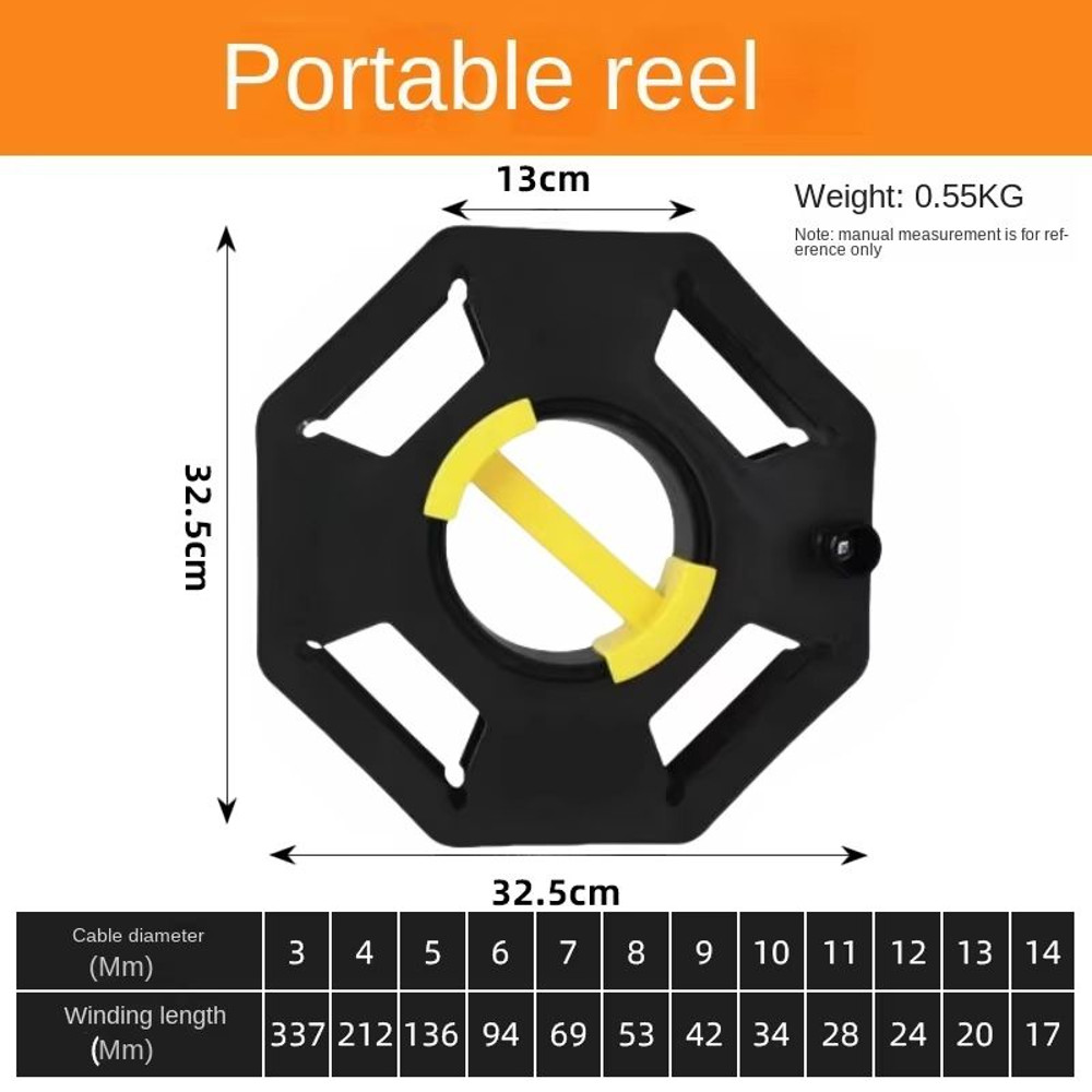 Smart Cable Winding Storage Disk  Plastic Wire Organizer For Tidy Cord Management 2