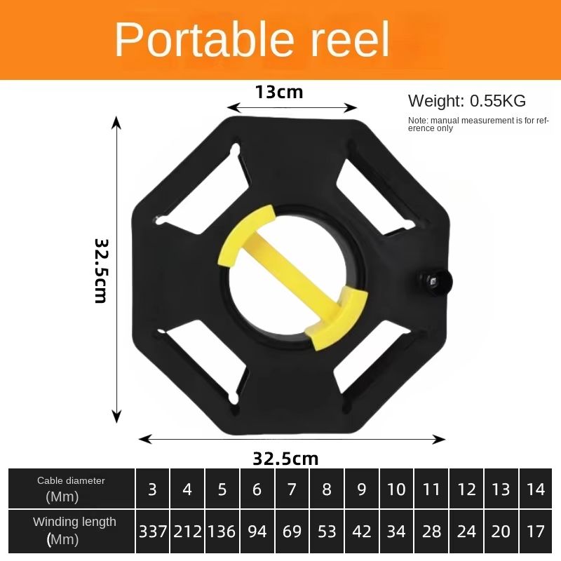 Smart Cable Winding Storage Disk  Plastic Wire Organizer For Tidy Cord Management 2