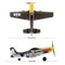 P51 Mustang 24G 4CH RC Plane Foam Fighter Jet With 6Axis Gyro OneKey Aerobatic Flight 4