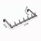 OvertheDoor Hook Organizer Rack SpaceSaving Clothes Coat And Towel Hanger For Bathroom Or Bedroom 3
