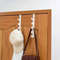 OvertheDoor Clothes Hanger Rack  Plastic Door Hook Organizer For Bags Coats And Accessories 1