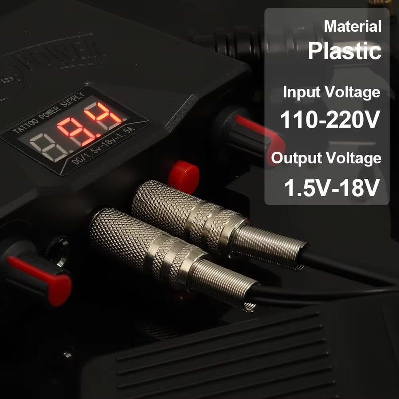 Professional Rotary Tattoo Machine Kit Complete Tattoo Pen Set With Power Supply Needles 5