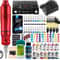 Professional Rotary Tattoo Machine Kit Complete Tattoo Pen Set With Power Supply Needles 8