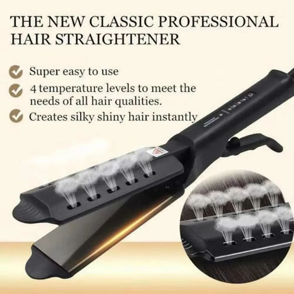 DualUse Hair Straightener And Curler 4Gear Portable Hair Styling Tool With Constant Temperature Co 0