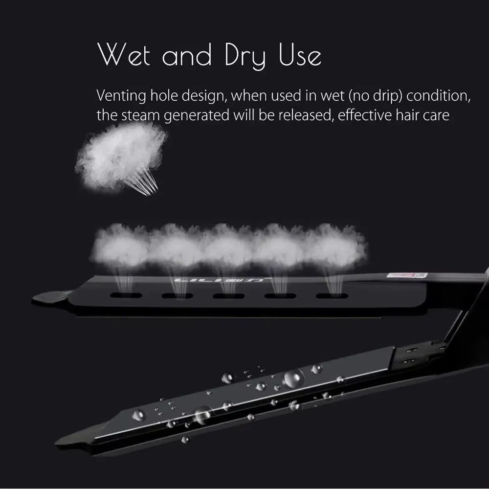 DualUse Hair Straightener And Curler 4Gear Portable Hair Styling Tool With Constant Temperature Co 1