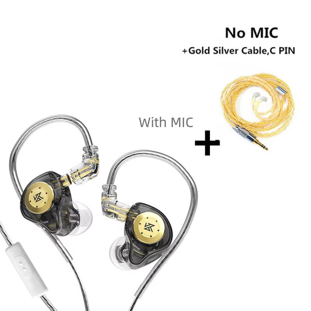 KZ EDX PRO HiFi InEar Monitor Earphones Dynamic Bass Earbuds With Noise Cancellation For Music And 16