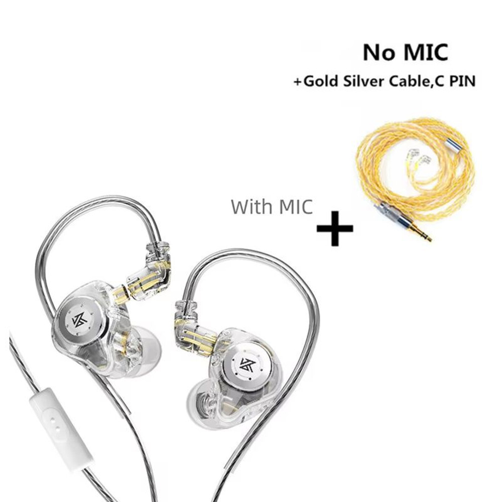 KZ EDX PRO HiFi InEar Monitor Earphones Dynamic Bass Earbuds With Noise Cancellation For Music And 17