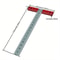Aluminum T Square Positioning Ruler 170mm LaserPrinted Architect Woodworking Measuring Tool For P 1