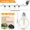 G40 Solar String Lights Waterproof Outdoor Globe Lights For Garden Patio And Backyard Ambiance 10