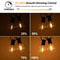 G40 Solar String Lights Waterproof Outdoor Globe Lights For Garden Patio And Backyard Ambiance 3