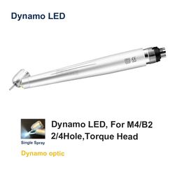 dental 45° led high-speed handpiece – push button e-generator with water spray