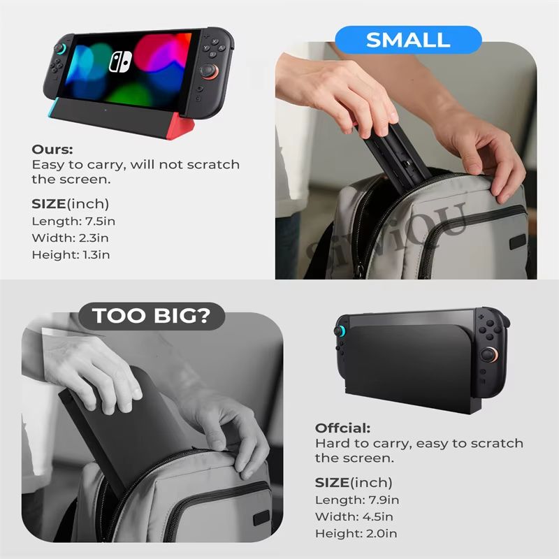 Portable 4K TV Dock Station For Switch 2  HDMI Adapter With TypeC  USB Ports 100W Charging 4