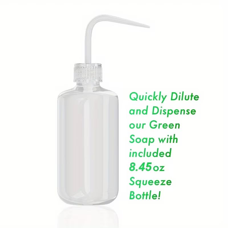 Tattoo Green Soap With Squeeze Bottle Liquid Cleaning Solution For Aftercare 3