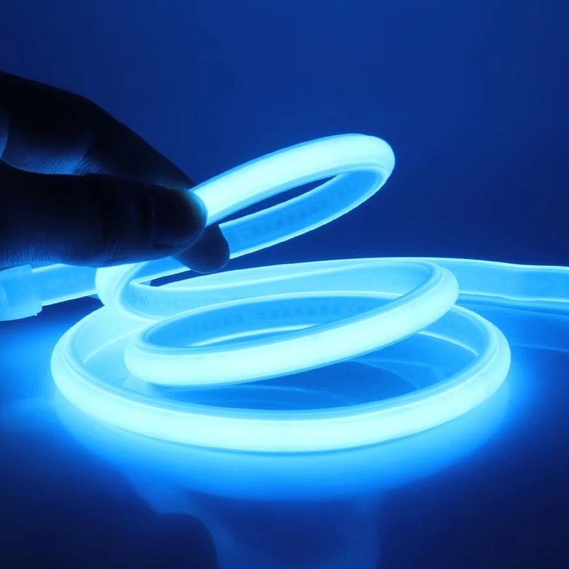 HighBrightness COB Neon LED Strip Waterproof Multicolor Ribbon Light 8