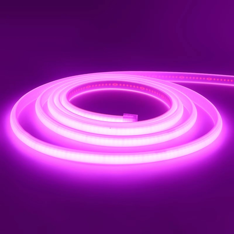 HighBrightness COB Neon LED Strip Waterproof Multicolor Ribbon Light 14