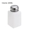 200ML Portable Press Refillable Dispenser Alcohol UV Gel Nail Polish Cleaner Bottle 4