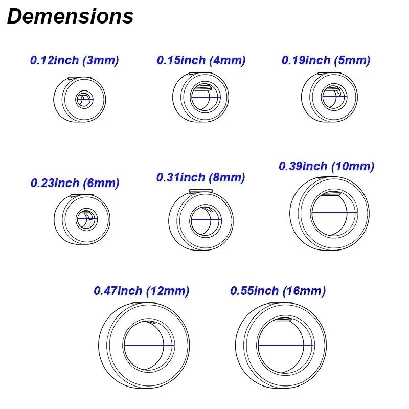 Adjustable Drill Stop Collar Set Precision Depth Limit Ring For Woodwork 2
