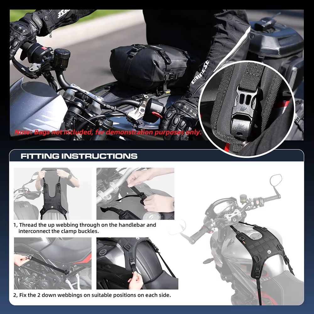 Rhinowalk 10L Motorcycle Tank Bag Waterproof Travel Riding Pack 3