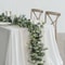 Artificial Eucalyptus Garland With White Flowers Berries Realistic Fake Plant Vine For Home Even 2