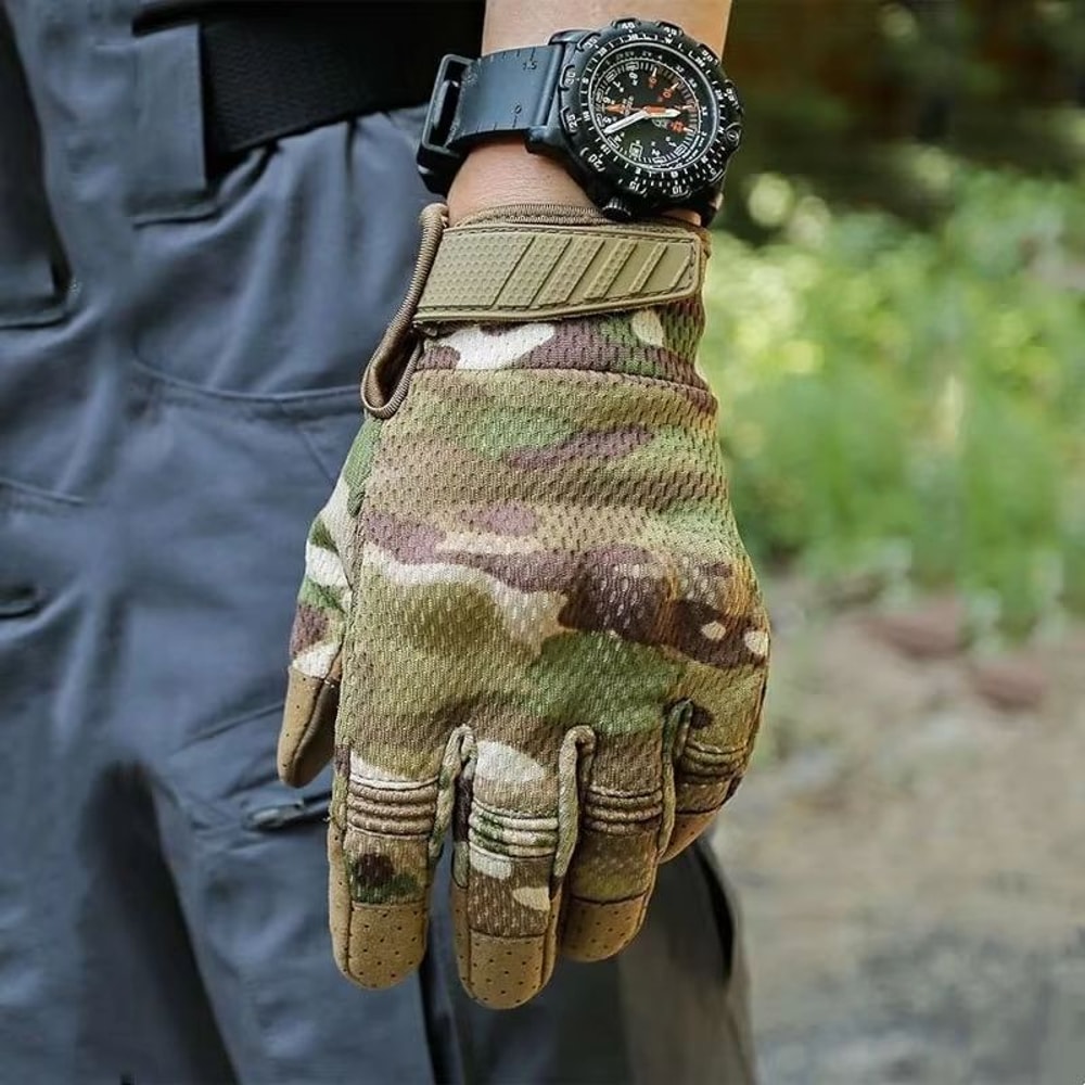 Mens Tactical Touchscreen Gloves Nonslip Outdoor Sport Combat Gear 4