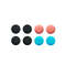 8pcs Silicone Thumb Stick Caps Enhanced Grip Joystick Covers For Nintendo Switch 2