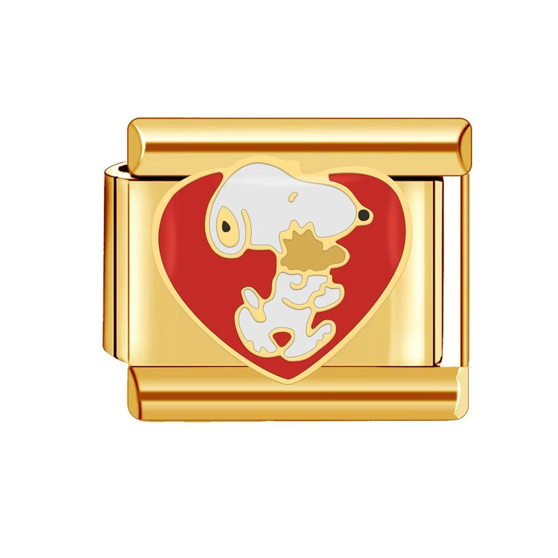 Italian Charm Bracelet 9mm Gold DIY Luxury Ocean Beach Design 6