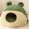 FrogShaped Plush Pet Nest Cozy Dog And Cat Den 5