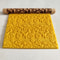 Flower Design Wooden Embossed Rolling Pin Natural 3D Baking Tool For Cookies Fondant Pastry 1