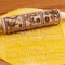 Butterfly Pattern Wooden Embossed Rolling Pin Deep Engraved 3D Baking Tool For Cookies Pastry Fon 6