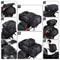 Rhinowalk Waterproof Motorcycle Tail Bag 30L Expandable Rear Seat Saddle Luggage For Touring Comm 4