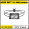 NITECORE NU25 MCT UL 400 Lumens Rechargeable Headlamp UltraLight USBC Outdoor Lighting For Camping 0